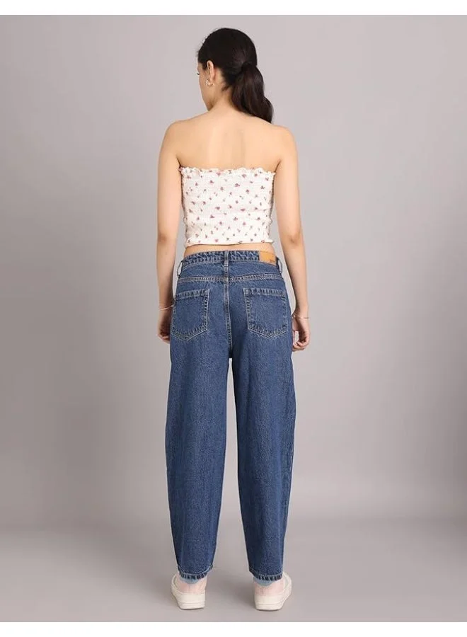 inkd جينز نسائي مريح - متوسط الارتفاع | 100٪ قطن | جينز للنساء